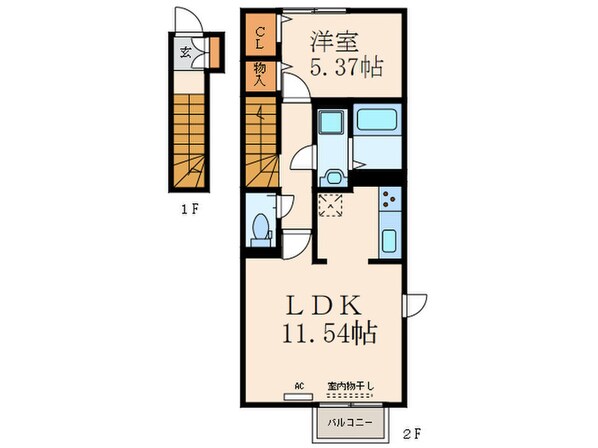 ジェントル篠崎の物件間取画像